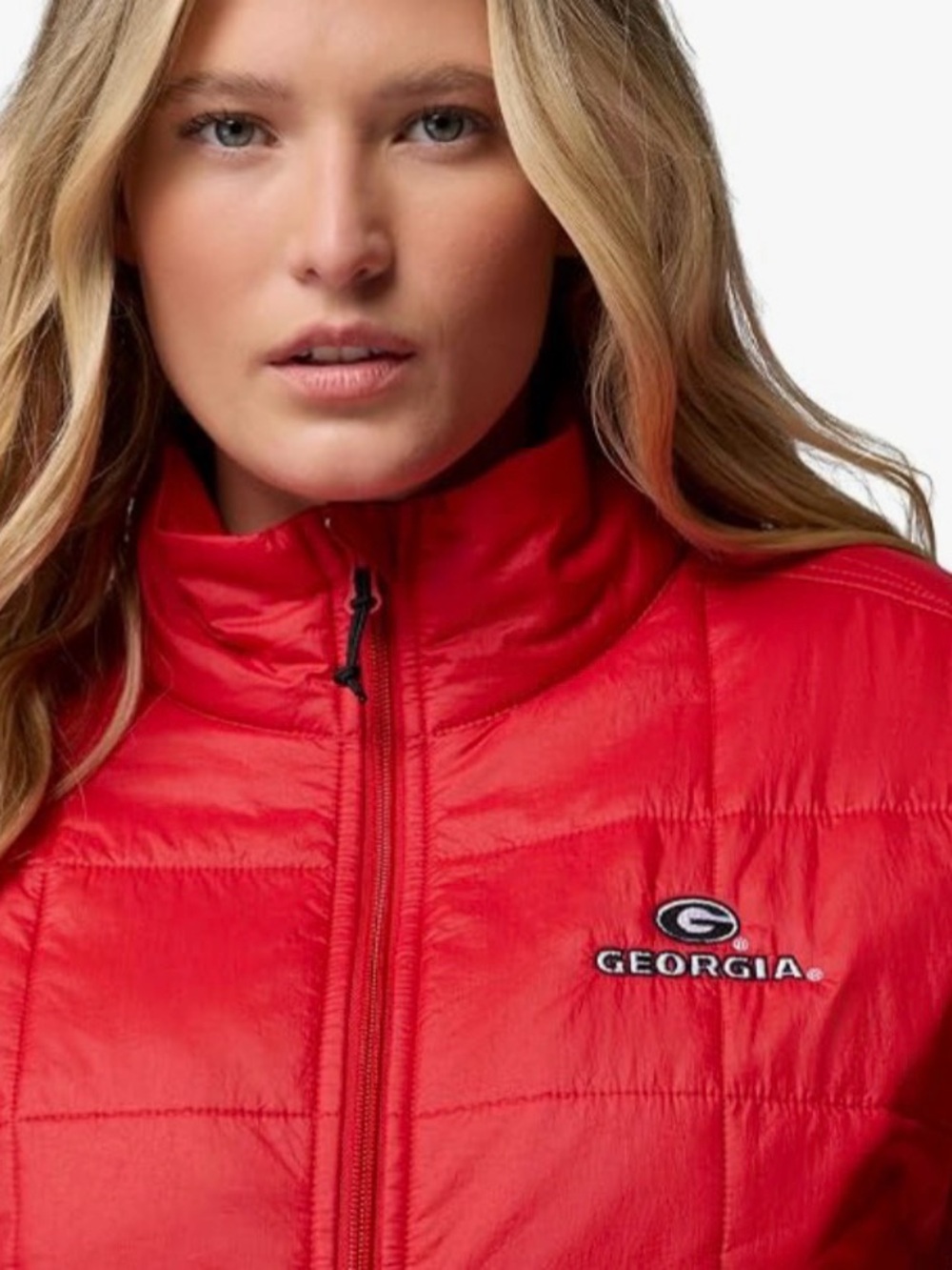 Columbia University of Georgia Collegiate Sienna Hill Quilted Puffer Jacket 1119
